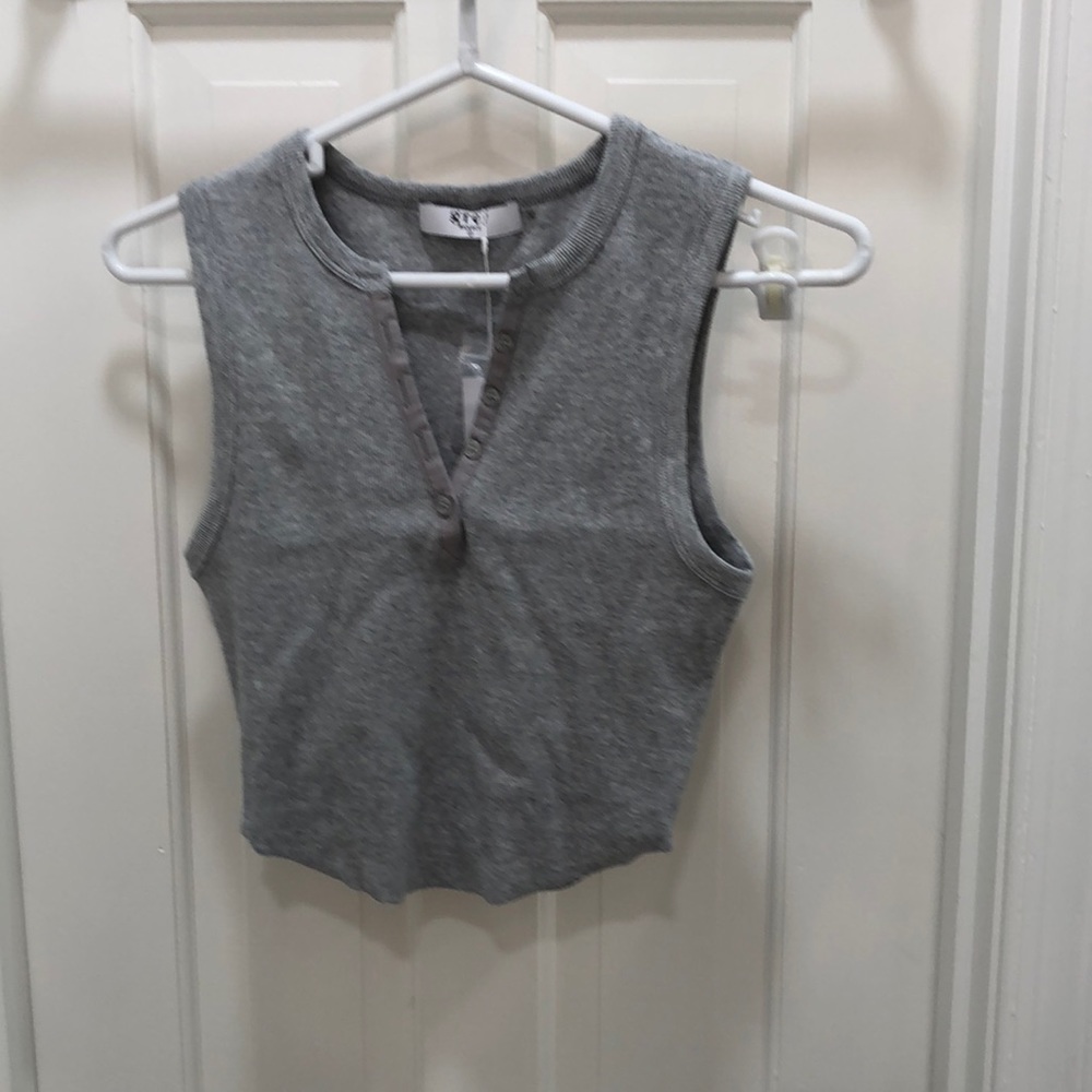 Grey  Bandit crop top. NWT